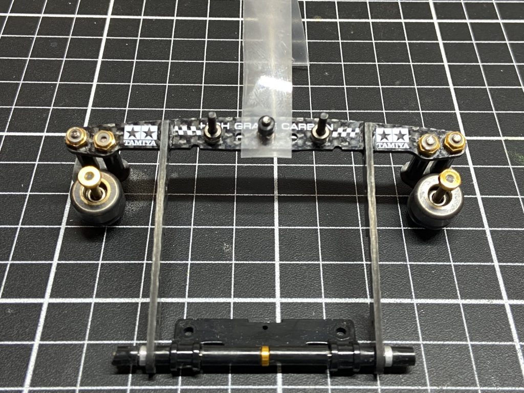 ミニ四駆 ＦＭＡシャーシ フロント提灯 シルバー 組継タイプ - 模型
